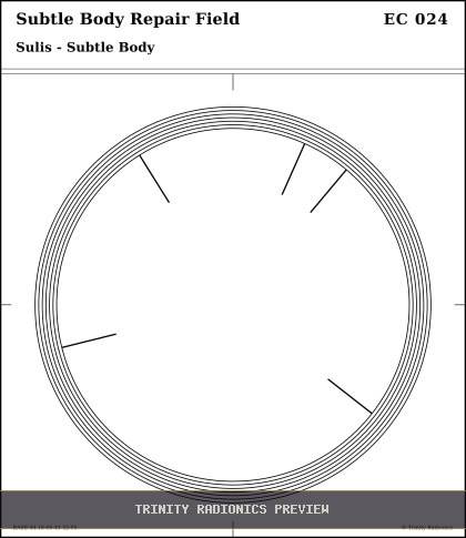 Subtle Body Repair Field Radial radionics card preview