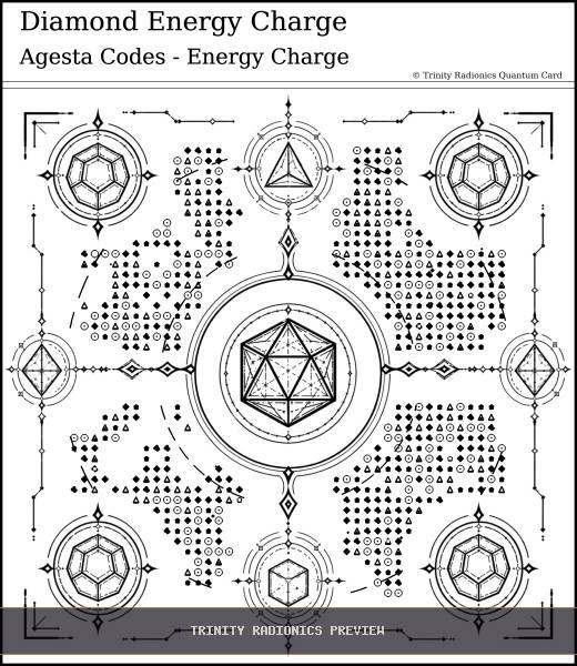 Diamond Energy Charge Quantum radionics card preview - Energy Operations & Broadcasts - Quantum / Premium