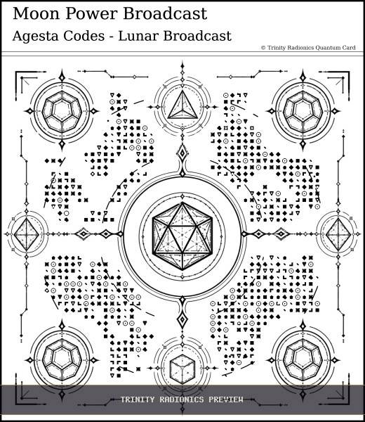 Moon Power Broadcast Quantum radionics card preview - Energy Operations & Broadcasts - Quantum / Premium