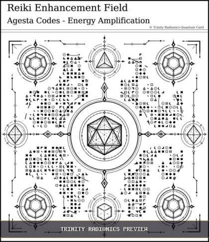 Reiki Enhancement Field Quantum radionics card preview