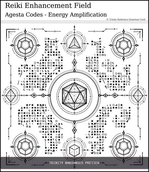 Reiki Enhancement Field Quantum radionics card preview - Energy Operations & Broadcasts - Quantum / Premium