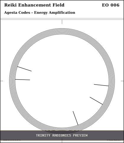 Reiki Enhancement Field Radial radionics card preview