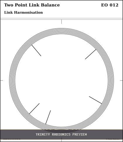 Two Point Link Balance Radial radionics card preview