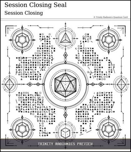 Session Closing Seal Quantum radionics card preview