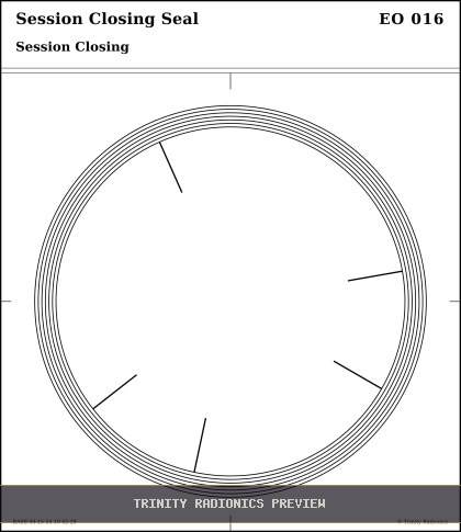 Session Closing Seal Radial radionics card preview