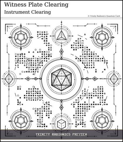 Witness Plate Clearing Quantum radionics card preview