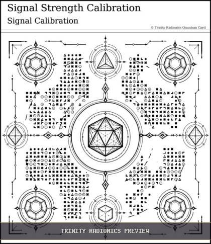Signal Strength Calibration Quantum radionics card preview