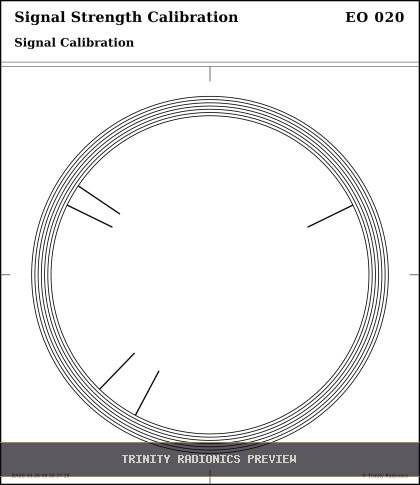 Signal Strength Calibration Radial radionics card preview