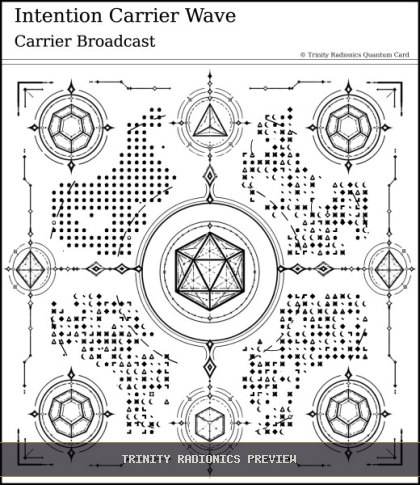 Intention Carrier Wave Quantum radionics card preview
