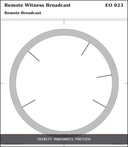 Remote Witness Broadcast Radial radionics card preview