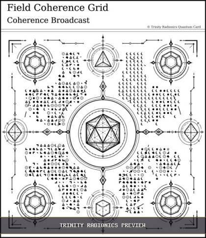 Field Coherence Grid Quantum radionics card preview
