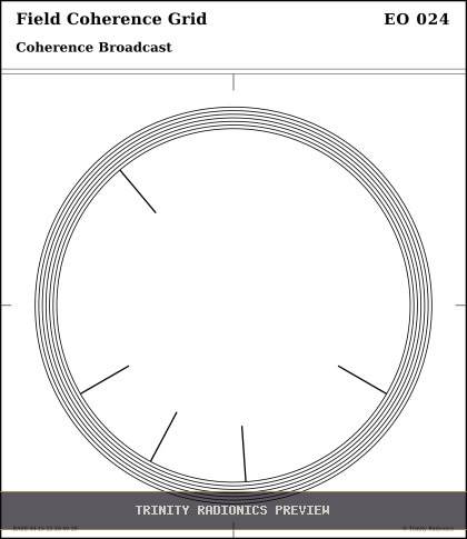 Field Coherence Grid Radial radionics card preview