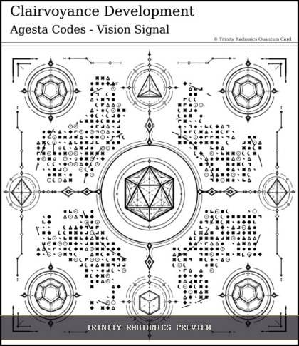 Clairvoyance Development Quantum radionics card preview