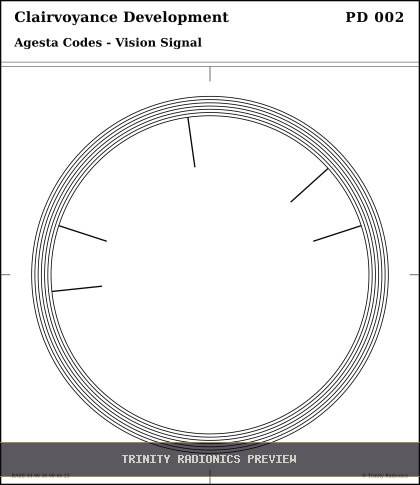Clairvoyance Development Radial radionics card preview