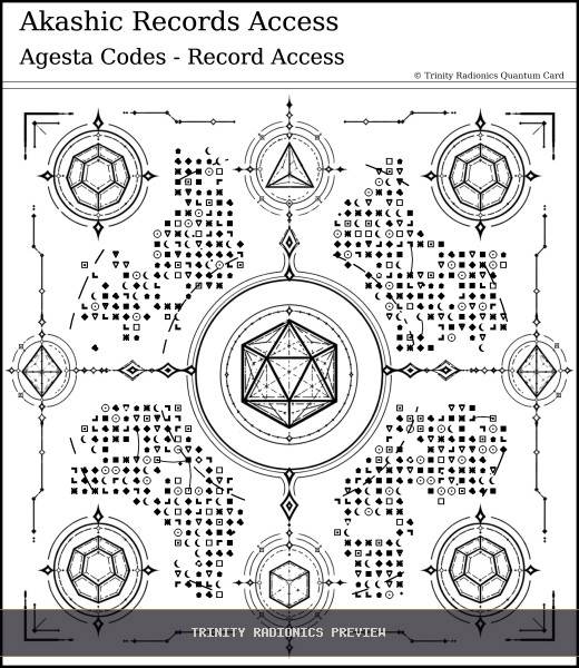 Akashic Records Access Quantum radionics card preview - Psychic Gifts & Divination - Quantum / Premium