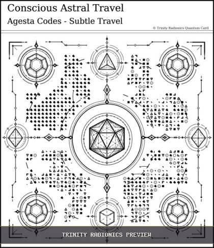 Conscious Astral Travel Quantum radionics card preview