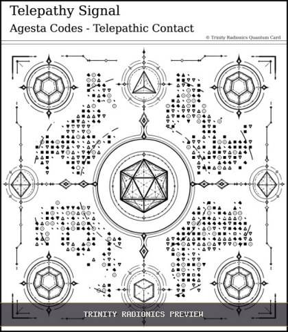 Telepathy Signal Quantum radionics card preview