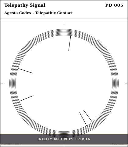 Telepathy Signal Radial radionics card preview