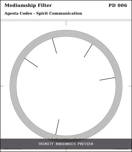 Mediumship Filter Radial radionics card preview