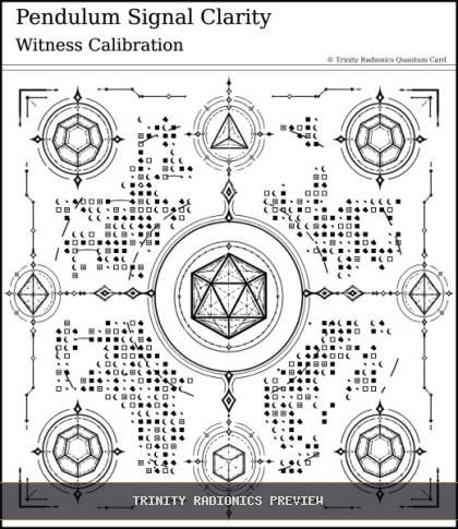 Pendulum Signal Clarity Quantum radionics card preview