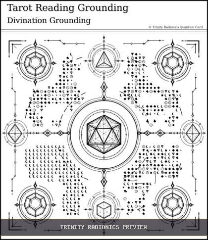 Tarot Reading Grounding Quantum radionics card preview
