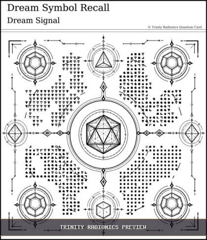 Dream Symbol Recall Quantum radionics card preview