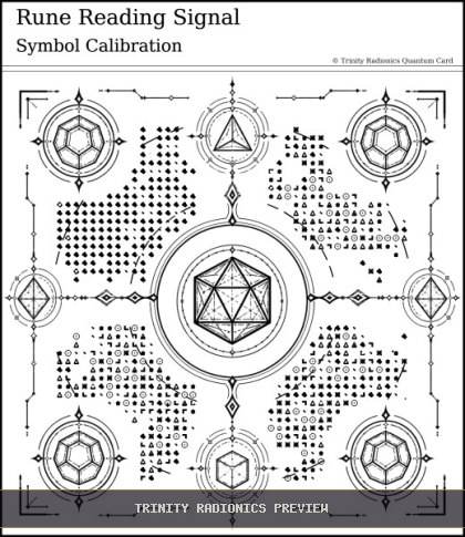 Rune Reading Signal Quantum radionics card preview