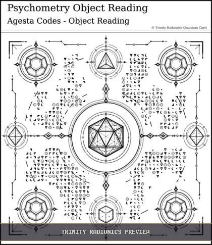 Psychometry Object Reading Quantum radionics card preview