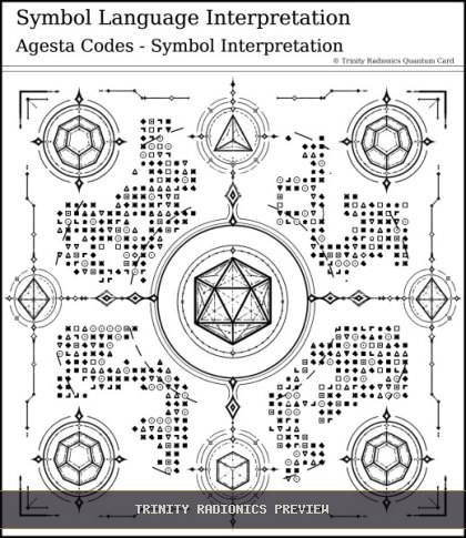 Symbol Language Interpretation Quantum radionics card preview