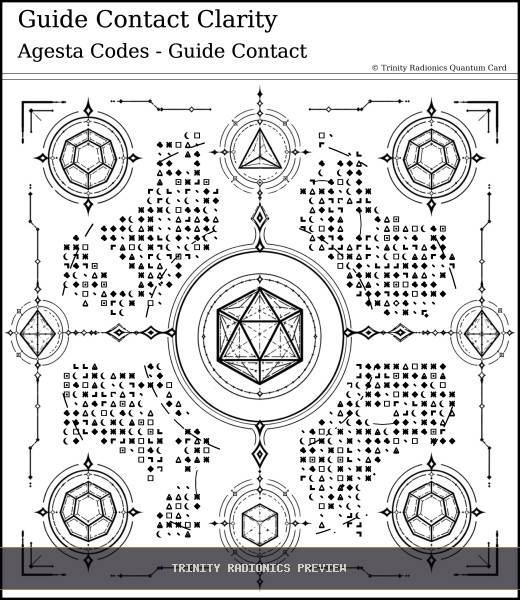 Guide Contact Clarity Quantum radionics card preview - Psychic Gifts & Divination - Quantum / Premium