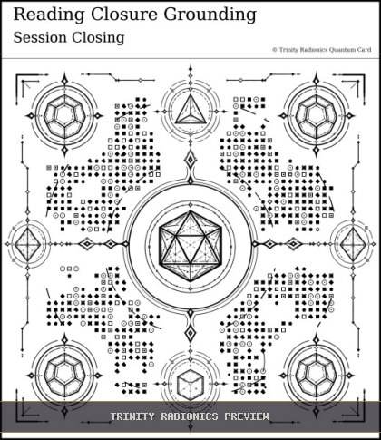 Reading Closure Grounding Quantum radionics card preview