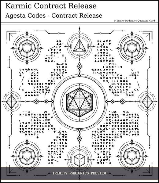Karmic Contract Release Quantum radionics card preview - Karma & Ancestral Patterns - Quantum / Premium