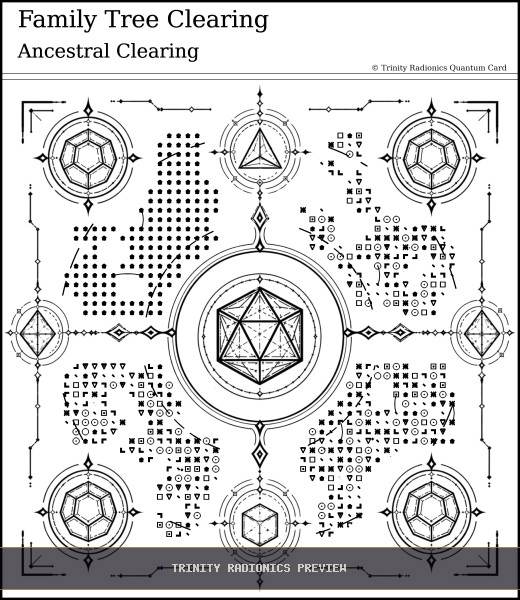 Family Tree Clearing Quantum radionics card preview - Karma & Ancestral Patterns - Quantum