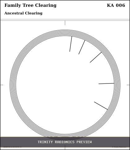 Family Tree Clearing Radial radionics card preview