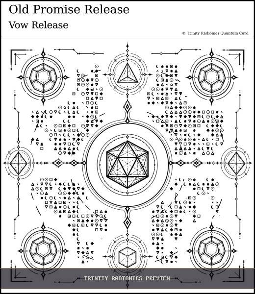 Old Promise Release Quantum radionics card preview - Karma & Ancestral Patterns - Quantum