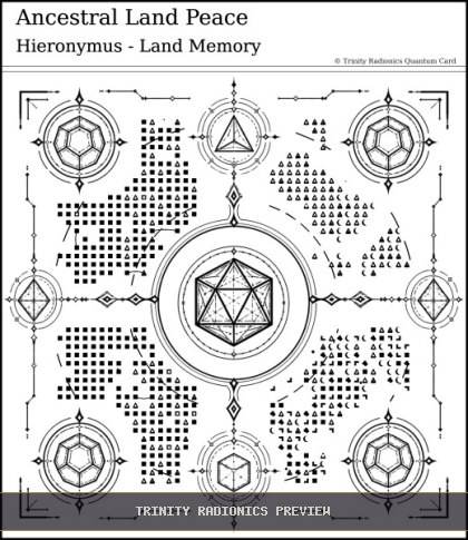 Ancestral Land Peace Quantum radionics card preview