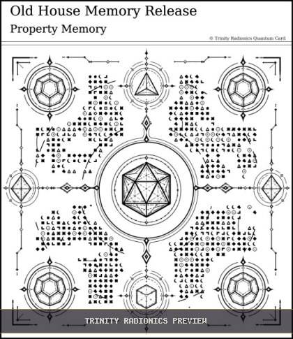 Old House Memory Release Quantum radionics card preview