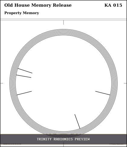 Old House Memory Release Radial radionics card preview