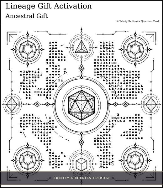 Lineage Gift Activation Quantum radionics card preview - Karma & Ancestral Patterns - Quantum
