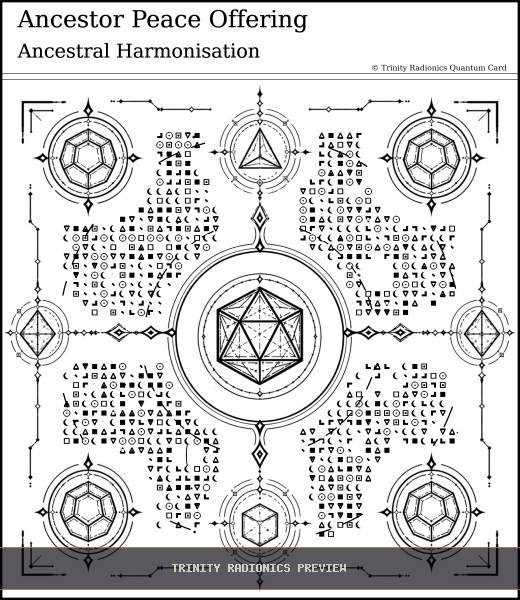 Ancestor Peace Offering Quantum radionics card preview - Karma & Ancestral Patterns - Quantum