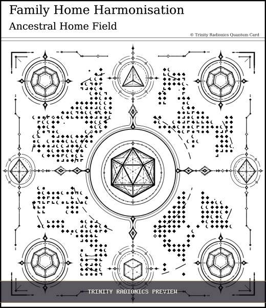Family Home Harmonisation Quantum radionics card preview - Karma & Ancestral Patterns - Quantum