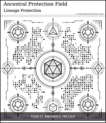Ancestral Protection Field Quantum radionics card preview