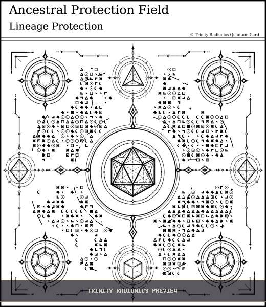 Ancestral Protection Field Quantum radionics card preview - Karma & Ancestral Patterns - Quantum