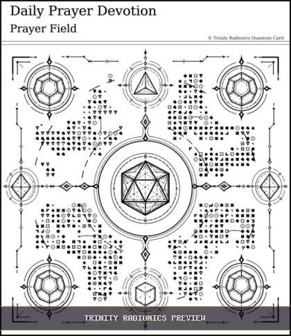 Daily Prayer Devotion Quantum radionics card preview