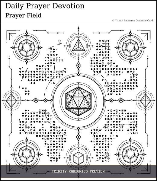 Daily Prayer Devotion Quantum radionics card preview - Meditation, Prayer & Spiritual Practice - Quantum