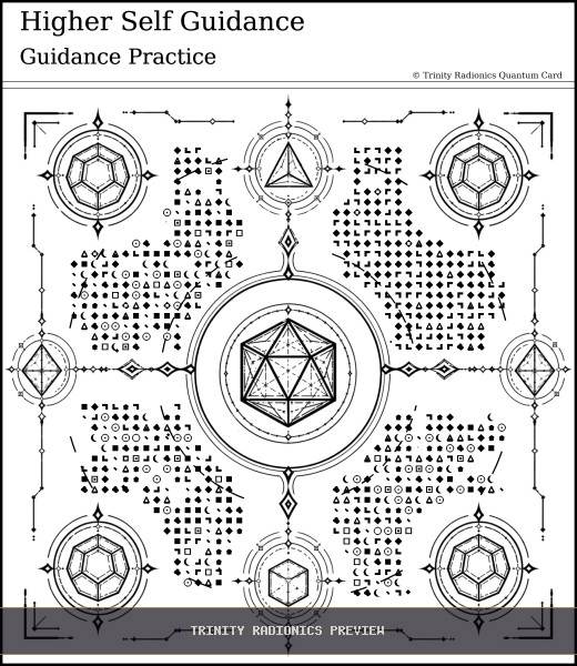 Higher Self Guidance Quantum radionics card preview - Meditation, Prayer & Spiritual Practice - Quantum