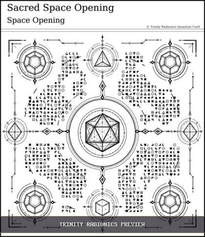 Sacred Space Opening Quantum radionics card preview