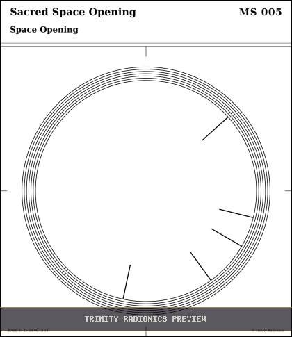Sacred Space Opening Radial radionics card preview