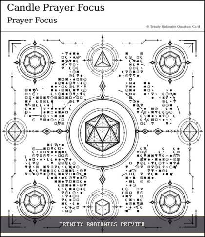 Candle Prayer Focus Quantum radionics card preview