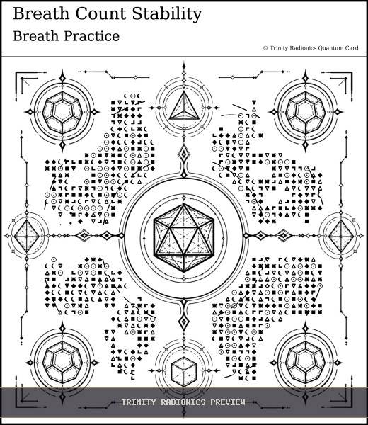 Breath Count Stability Quantum radionics card preview - Meditation, Prayer & Spiritual Practice - Quantum